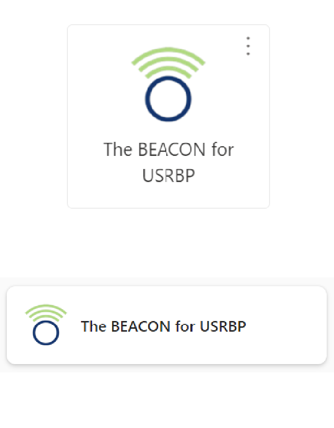 The BEACON SSO Buttons